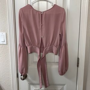Pink blouse